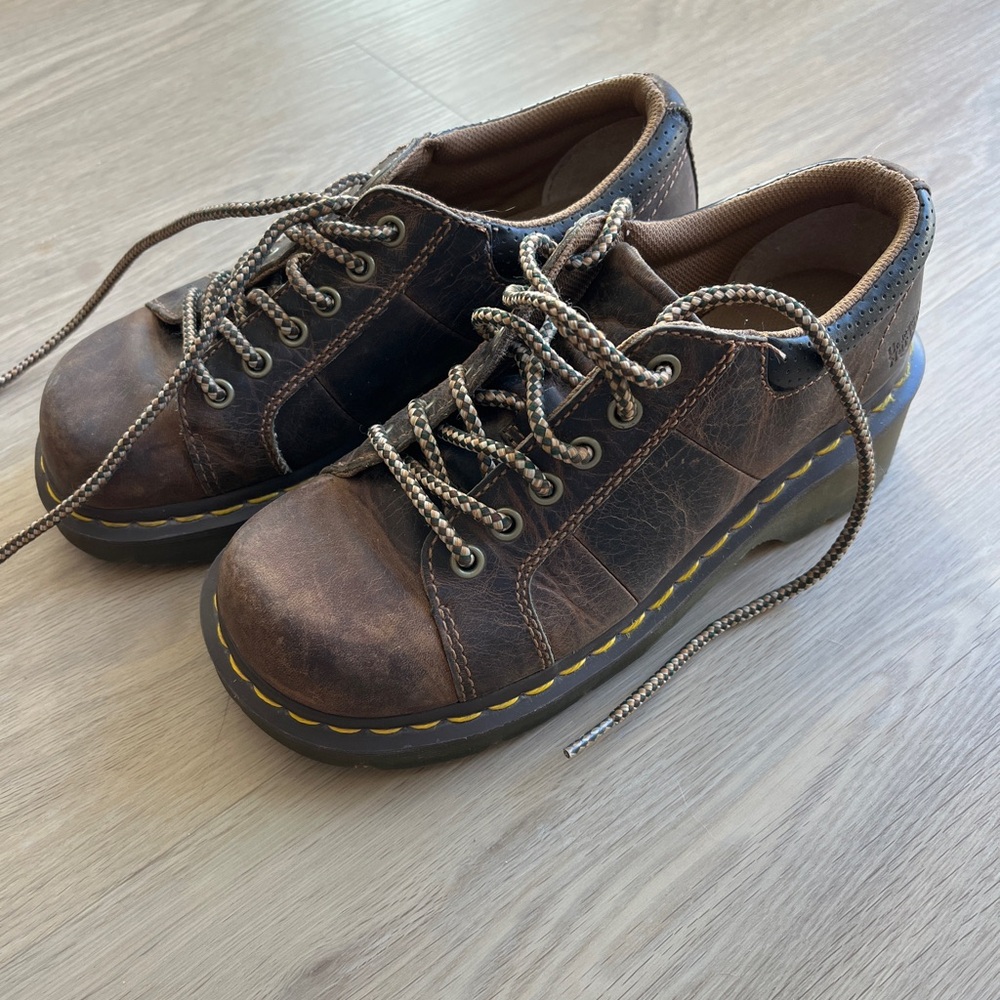 Dr. Martens Melissa Women’s Size 7 Brown Casual Lace Up Oxford Shoes - Picture 6 of 6